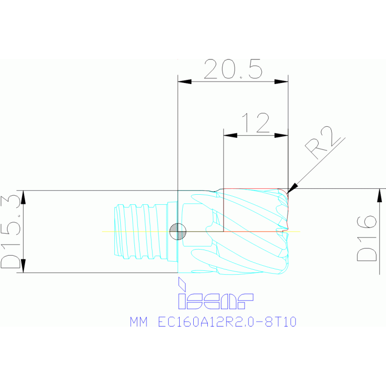 MM EC160A12R2.0-8T10 IC908