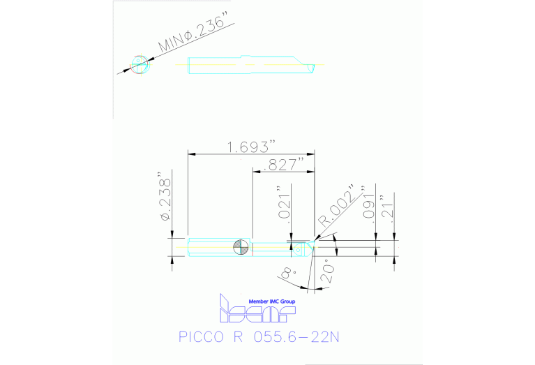 PICCO R 055.6-22N IC908