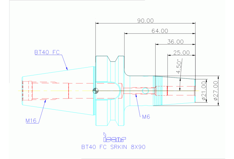 BT40 FC SRKIN 8X90