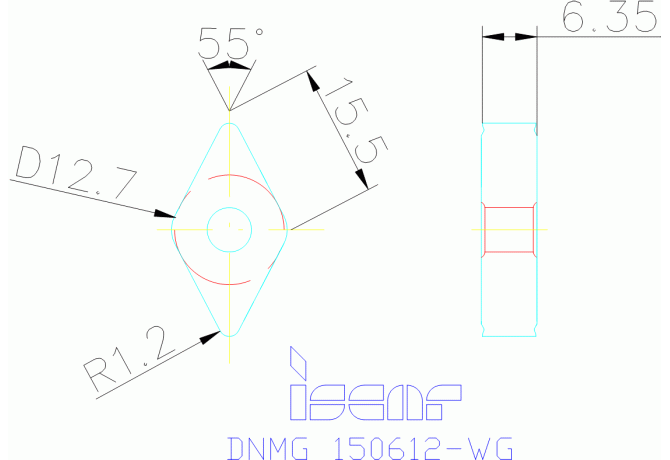 DNMG 150612-WG IC8250