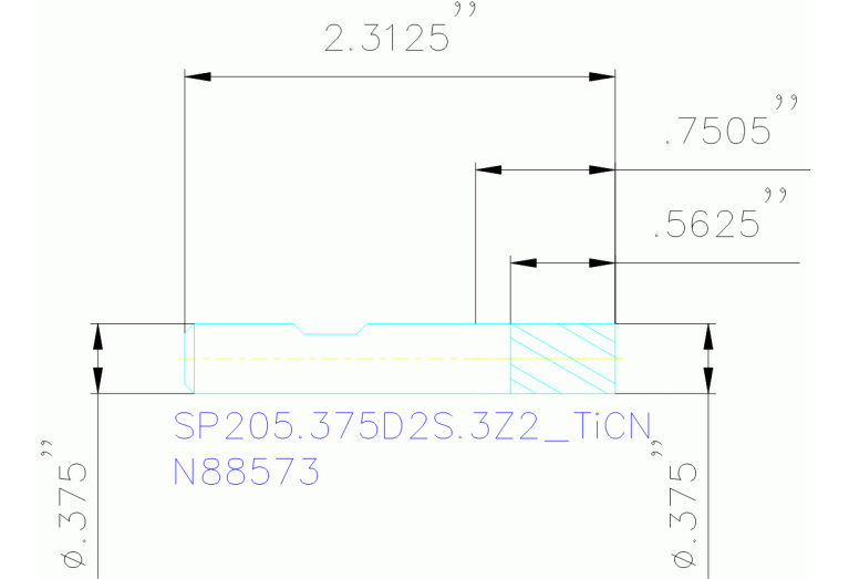 SP205.375D2S.3Z2 TICN