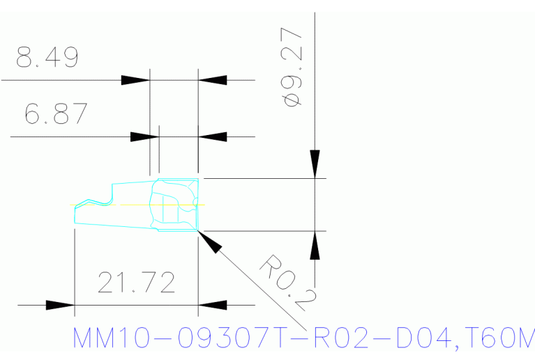 MM10-09307T-R02-D04 T60M
