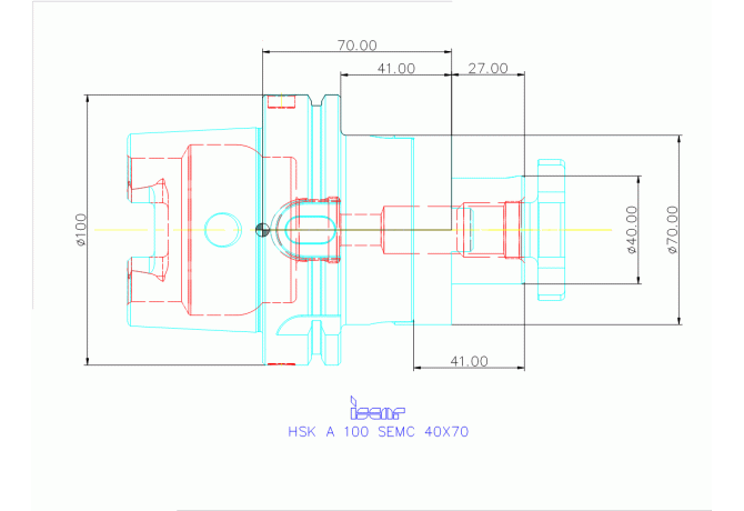 HSK A100 SEMC40X70