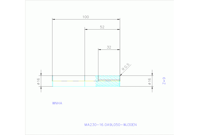 MA230-16.0A9L050-WJ30TF