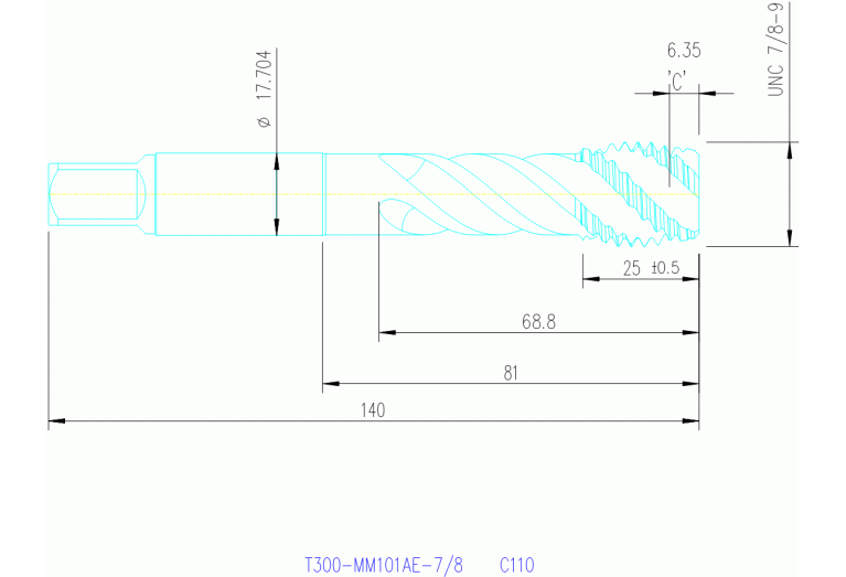 T300-MM101AE-7/8 C110