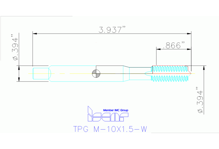 TPG M-10X1.5-W HE
