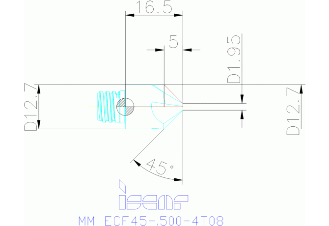 MM ECF45-.500-4T08 IC908