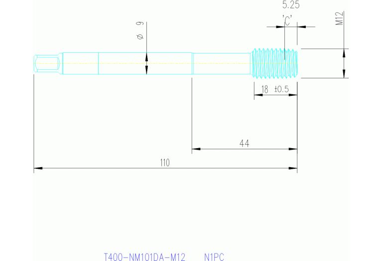 T400-NM101DA-M12 N1PC