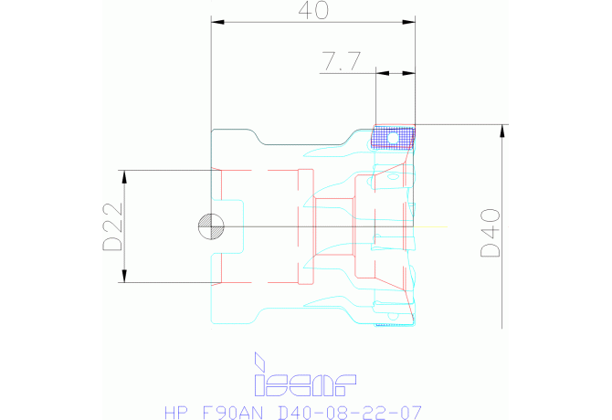 HP F90AN D40-08-22-07