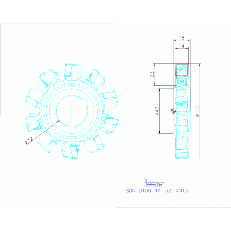 SDN D100-14-32-XN13