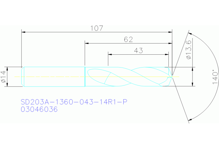 SD203A-1360-043-14R1-P
