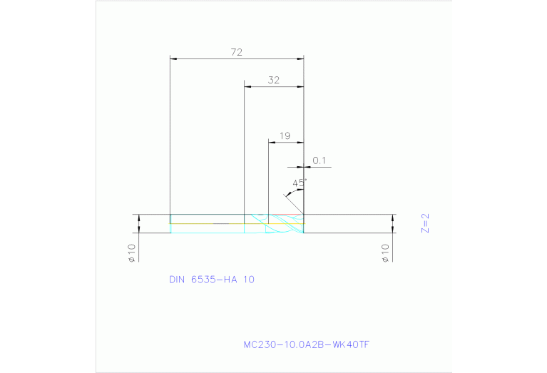 MC230-10.0A2B-WK40TF