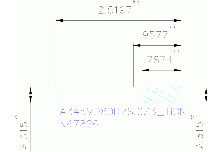 A345M080D2S.0Z3 TICN