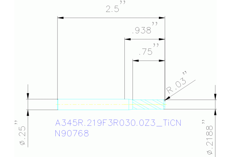 A345R.219F3R030.0Z3 TICN