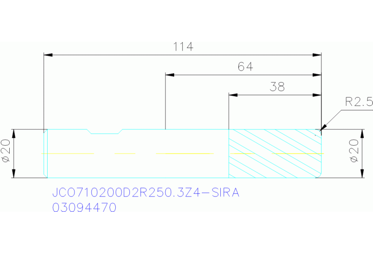 JCO710200D2R250.3Z4-SIRA
