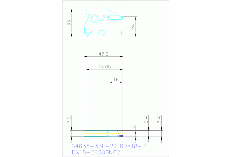 G4635-33L-2T16DX18-P
