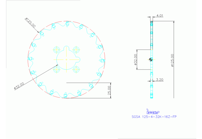 SGSA 125-4-32K-16Z-FP
