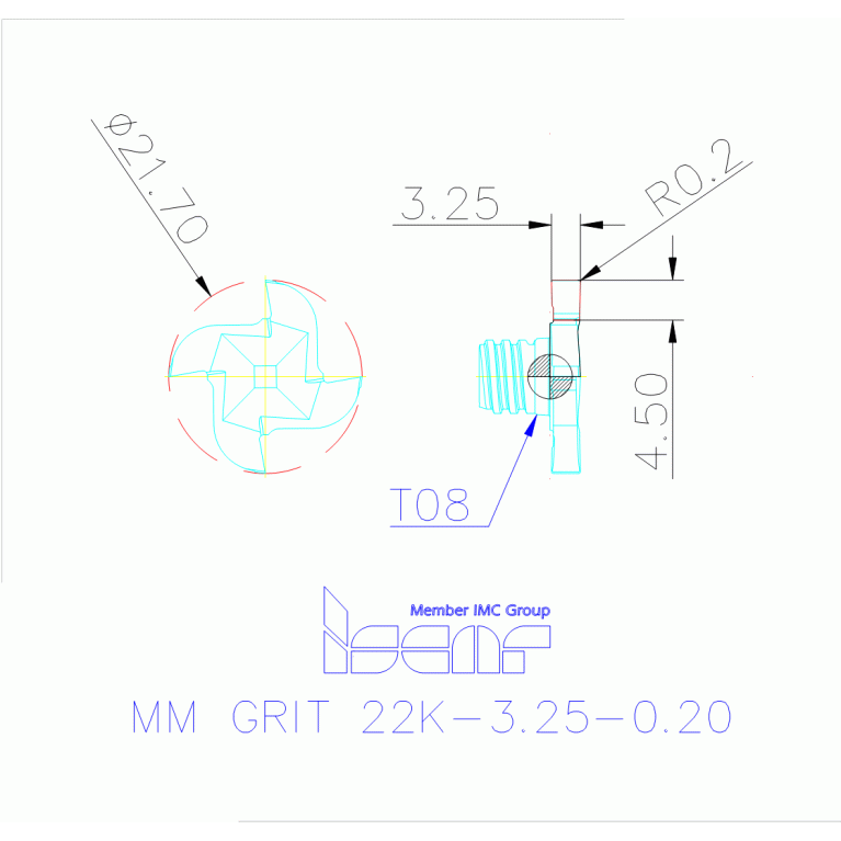 MM GRIT 22K-3.25-0.20 IC528