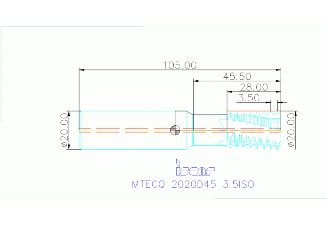 MTECQ 2020D45 3.5ISO IC908