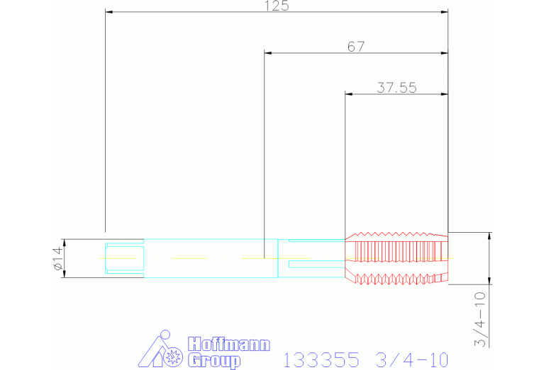 133355 3/4-10