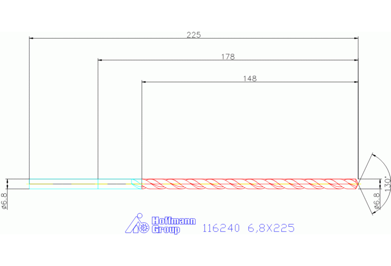 116240 6,8X225