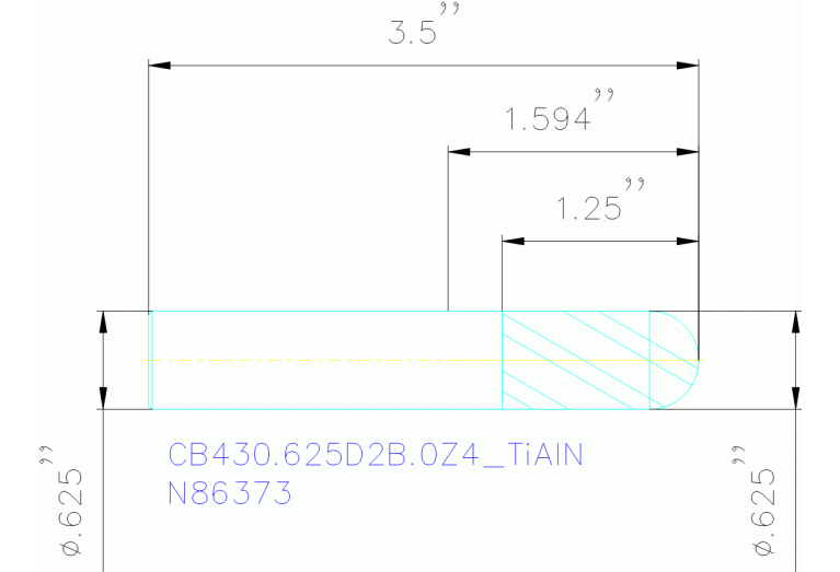 CB430.625D2B.0Z4 TIALN