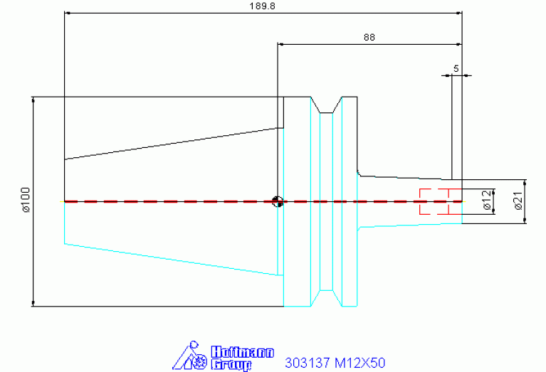 303137 M12X50