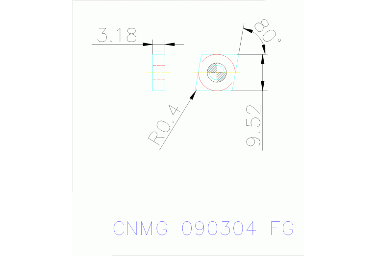 CNMG 090304 FG TT8115