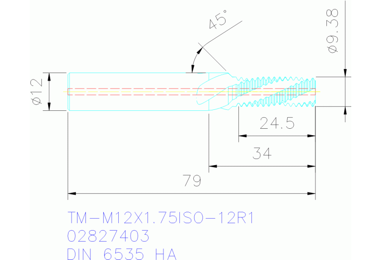 TM-M12X1.75ISO-12R1