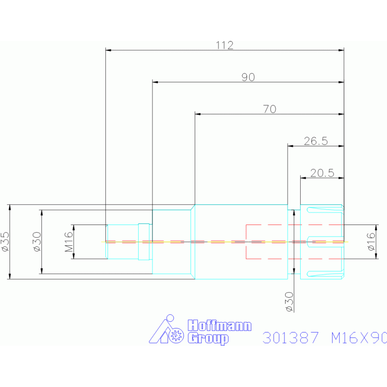 301387 M16X90