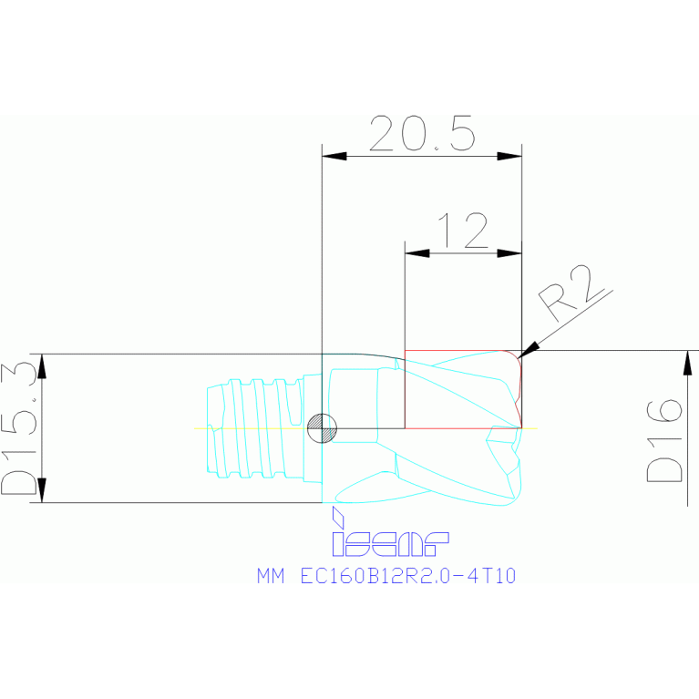 MM EC160B12R2.0-4T10 IC908