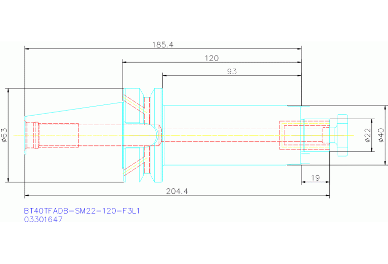 BT40TFADB-SM22-120-F3L1