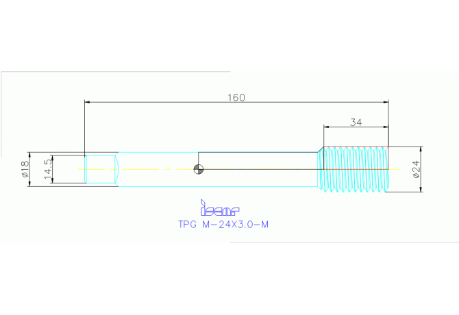 TPG M-24X3.0-M HEST