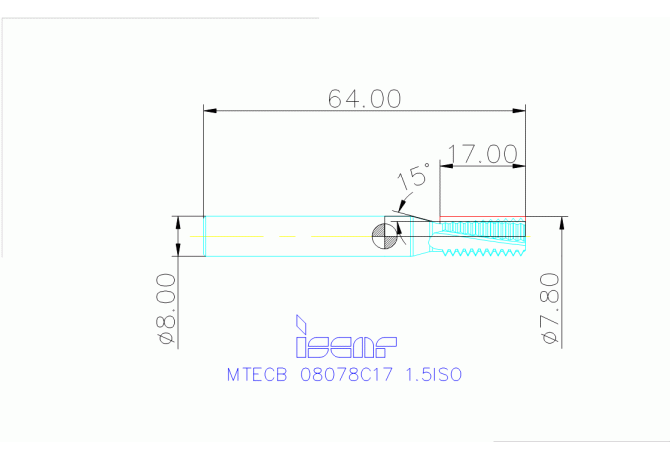 MTECB 08078C17 1.5ISO IC908