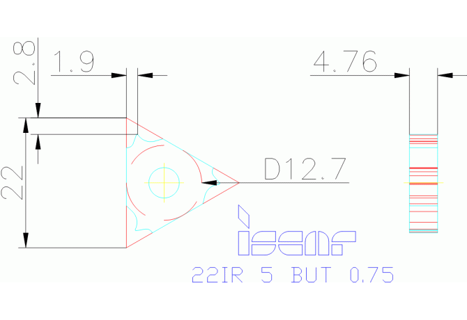 22IR 5 BUT 0.75 IC250
