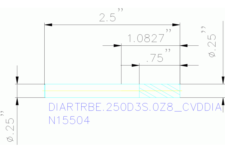 DIARTRBE.250D3S.0Z8 CVDDIA