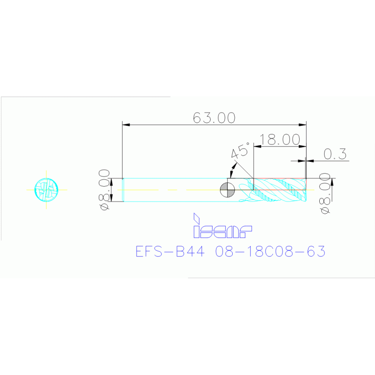 EFS-B44 08-18C08-63 IC608