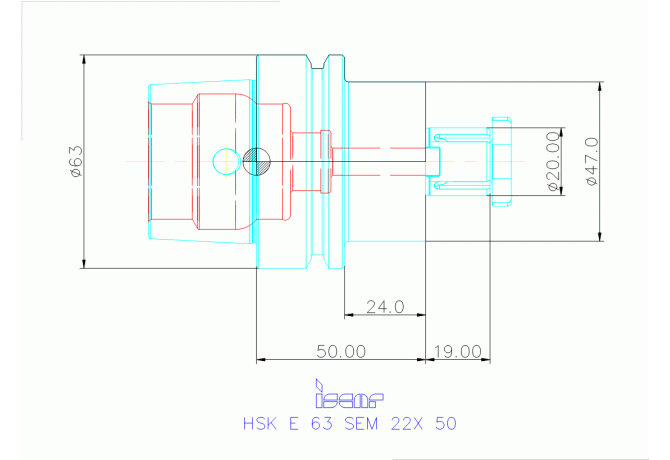HSK E 63 SEM 22X 50