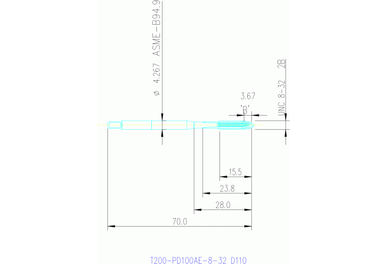 T200-PD100AE-8-32 D110