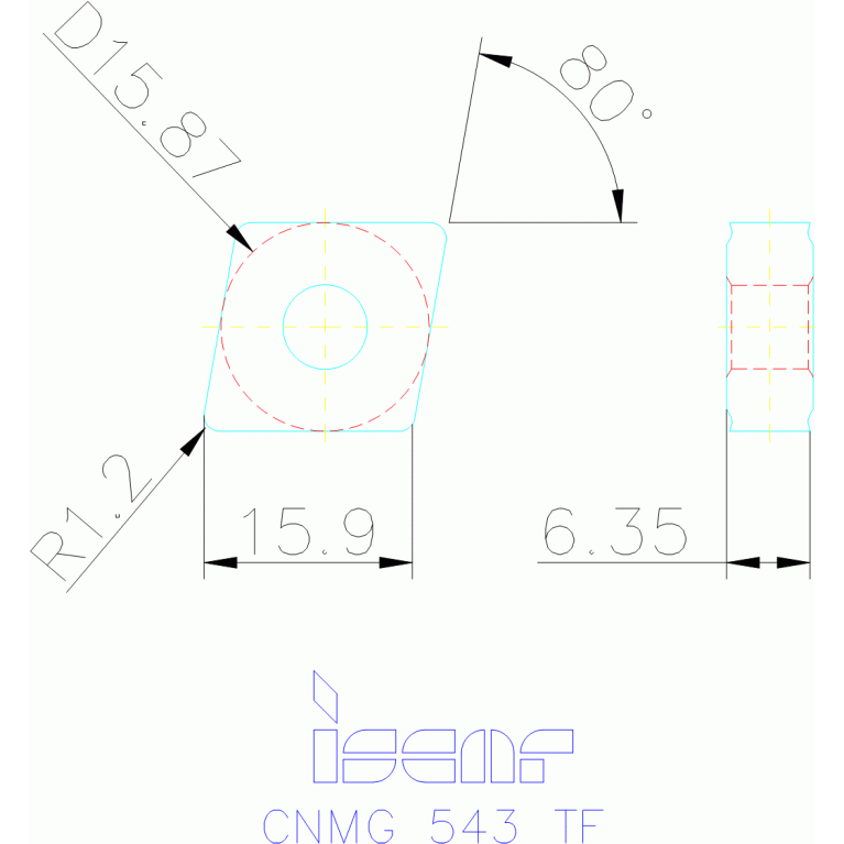 CNMG 160612-TF IC8250
