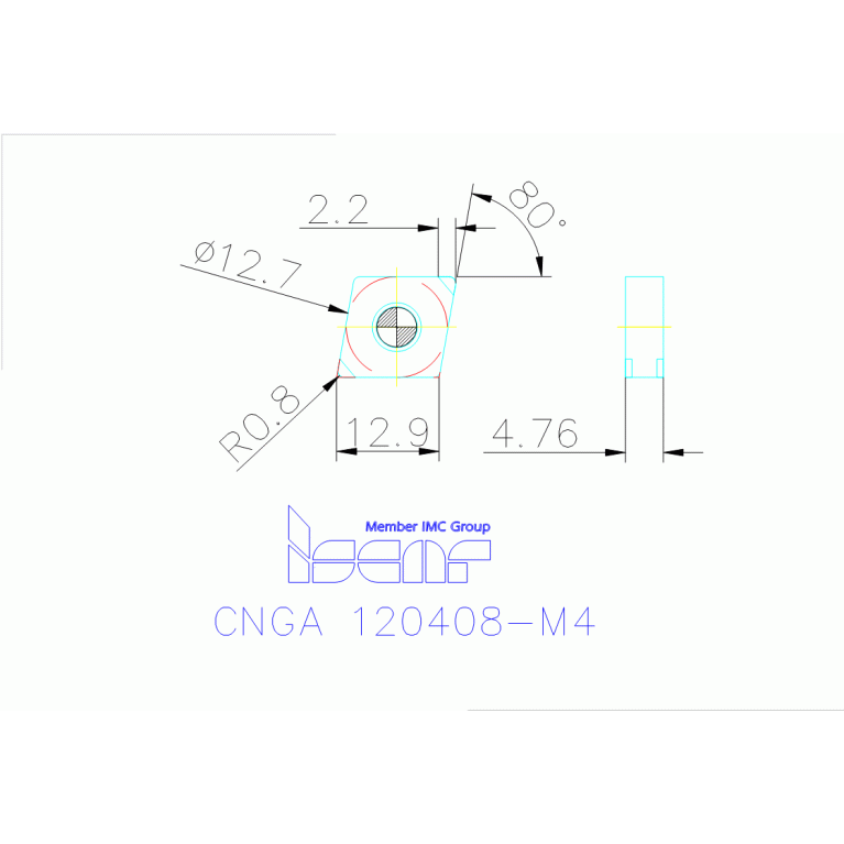 CNGA 120408-M4 IB25HC
