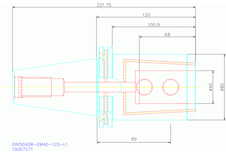 DIN50ADB-EM40-120-L1