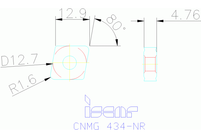 CNMG 120416-NR IC8150