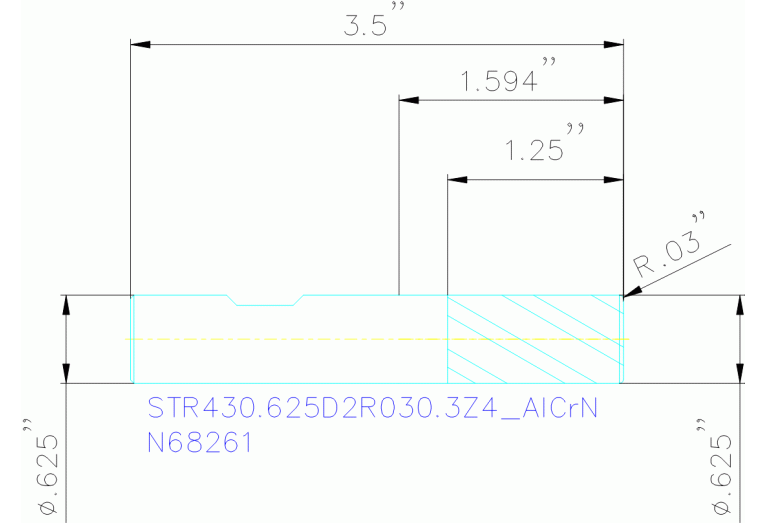 STR430.625D2R030.3Z4 ALCRN