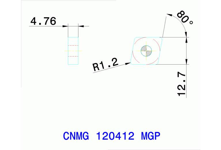 CNMG 120412 MGP TT8125B
