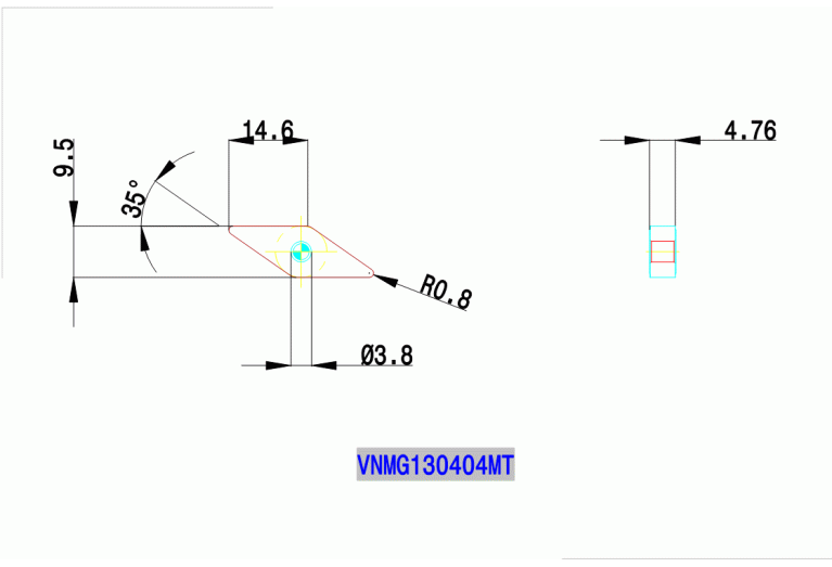 VNMG 130404 MT TT8115