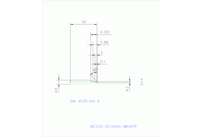 MC230-02.0A4S-WK40TF