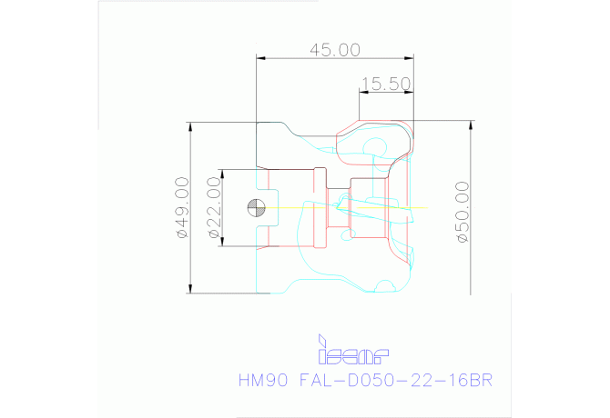 HM90 FAL-D050-22-16BR