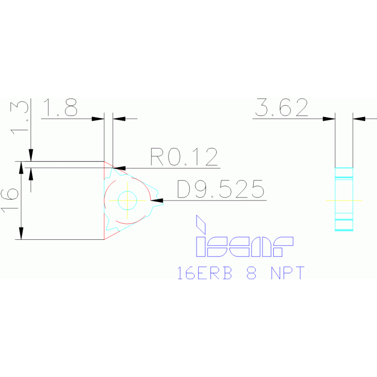 16ERB 8 NPT IC908