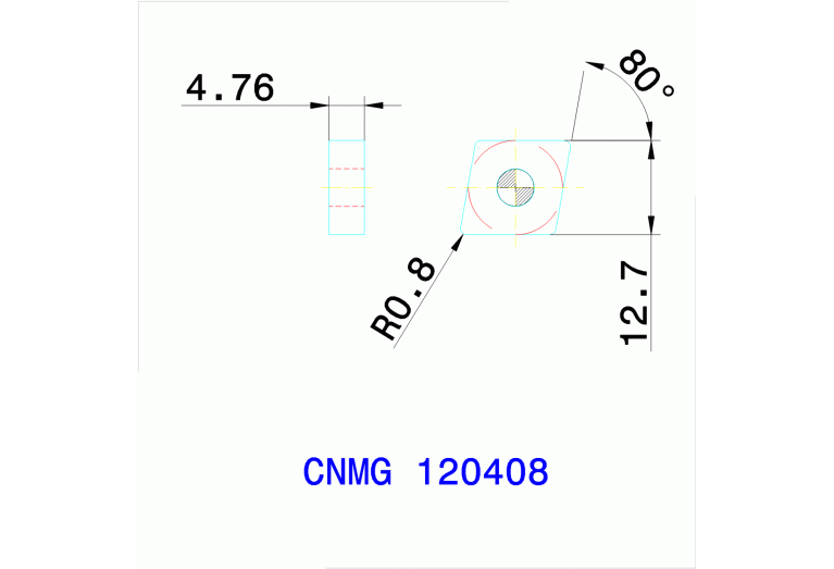 CNMG 120408 ML TT8115B